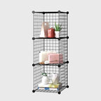 Black 3 Tier Cube Organiser
