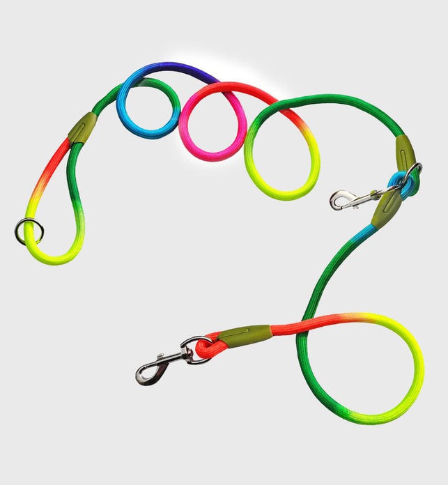 220cm Rainbow Multifunction Pet Leash