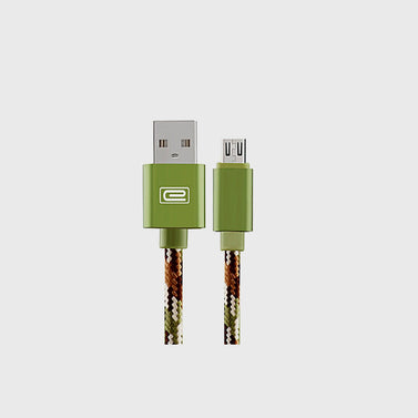 Android 1.5M MFI Metal Braided USB Cable Green