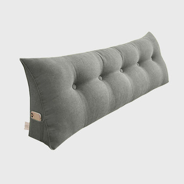 SOGA 150cm Grey Wedge Bed Cushion