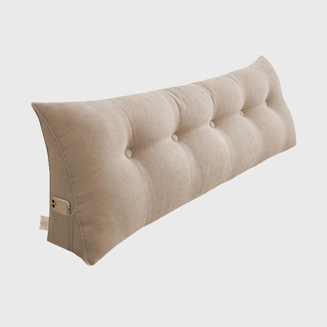 Soga 100cm Beige Triangular Wedge Cushion Pillow