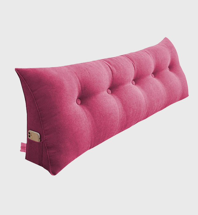 SOGA 120cm Pink Wedge Bed Cushion