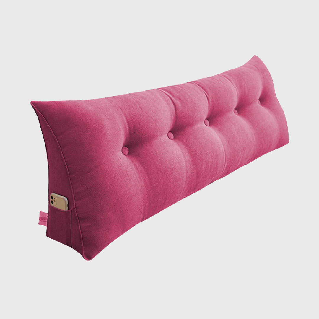 SOGA 150cm Pink Wedge Bed Cushion
