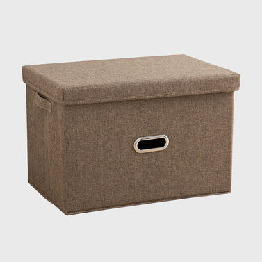 Coffee Small Foldable Canvas Storage Box