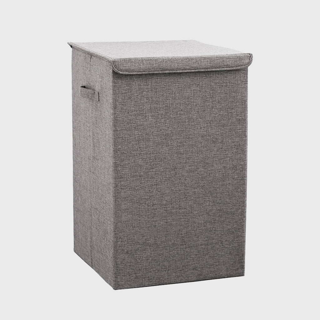 Grey Medium Laundry Hamper Storage Box