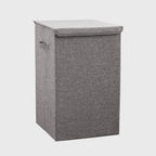 Grey Medium Laundry Hamper Storage Box