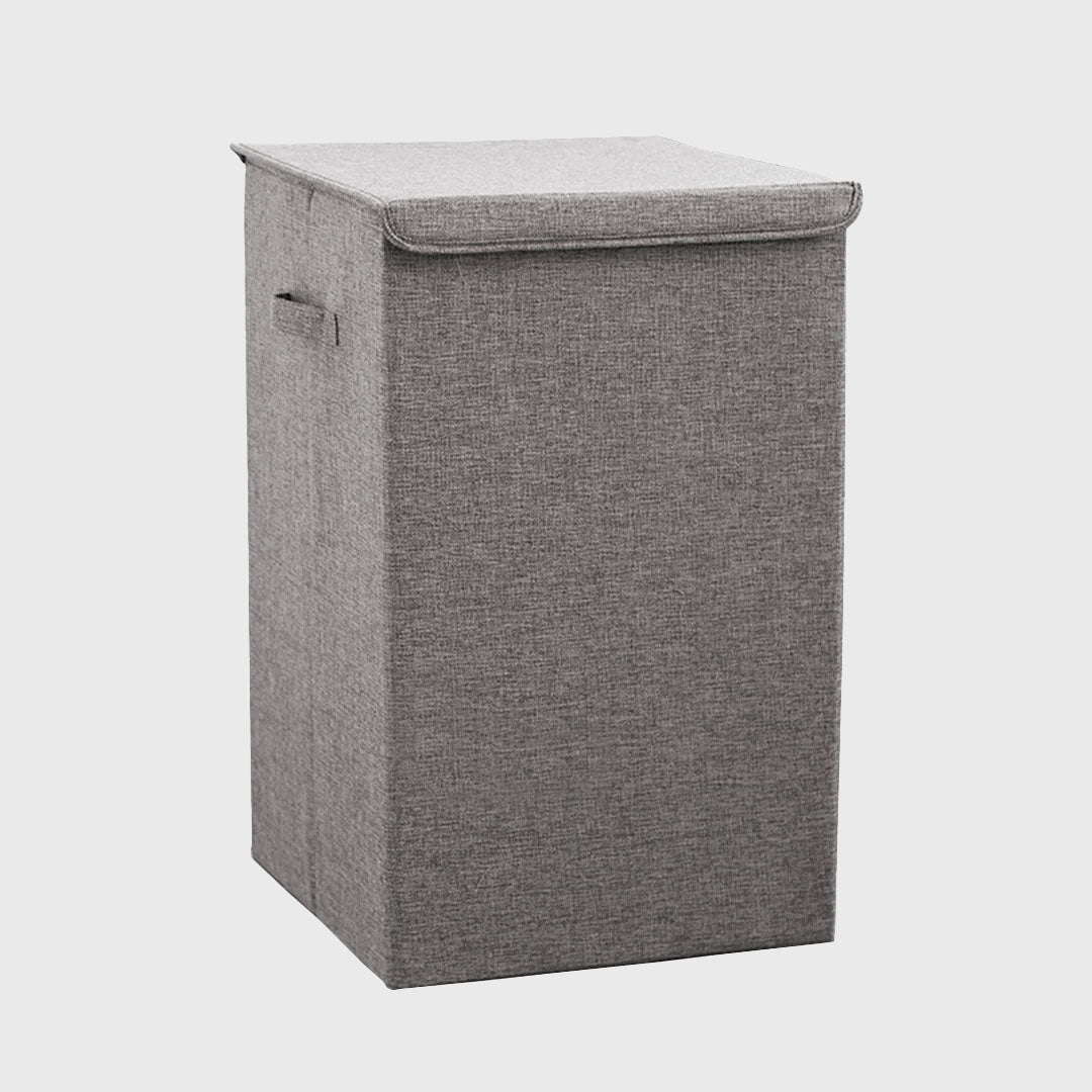 Grey Medium Laundry Hamper Storage Box