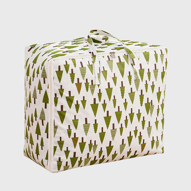 Green Tree Medium Storage Luggage Bag