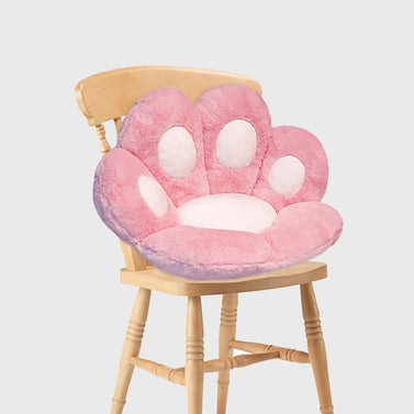 80cm Pink Paw Shape Cushion