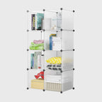 8-Cube Transparent Shelf Box