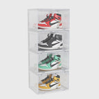 4 Tier Transparent Shoe Organiser