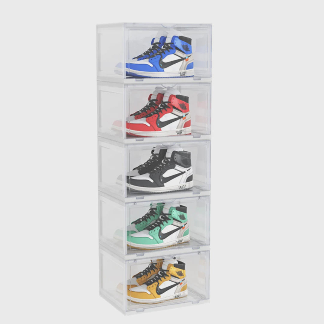 5 Tier Transparent Shoe Organiser