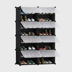 8 Tier 2 Column Shoe Rack Organizer