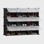 6 Tier 3 Column Shoe Rack Organizer