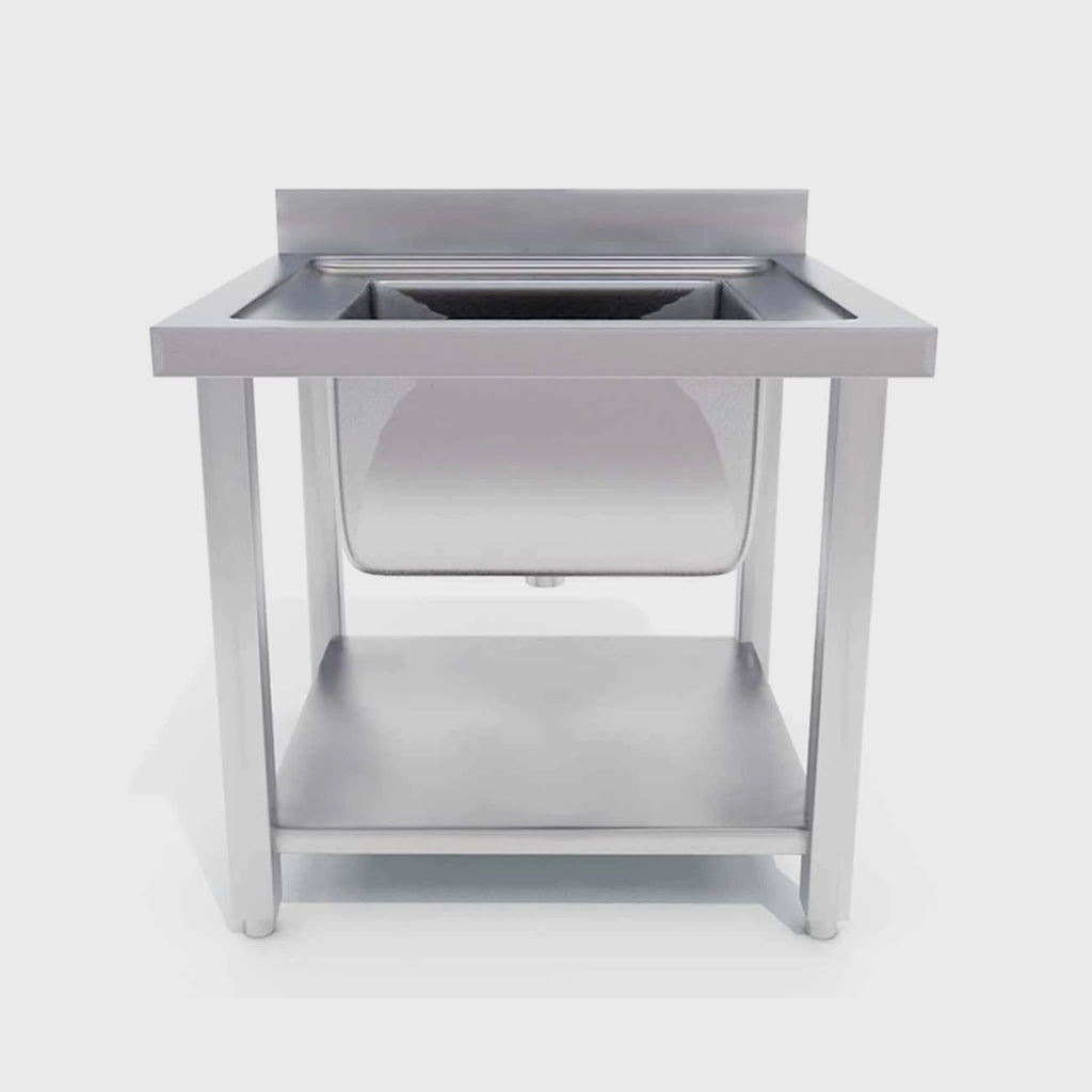 Worksink Commercial Stainless Steel Work Sink 70*70*85cm – Soga International