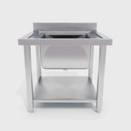 Commercial Stainless Steel Work Sink 70*70*85cm