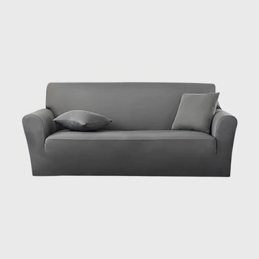 High Stretch 3-Seater Grey Sofa Slipcover