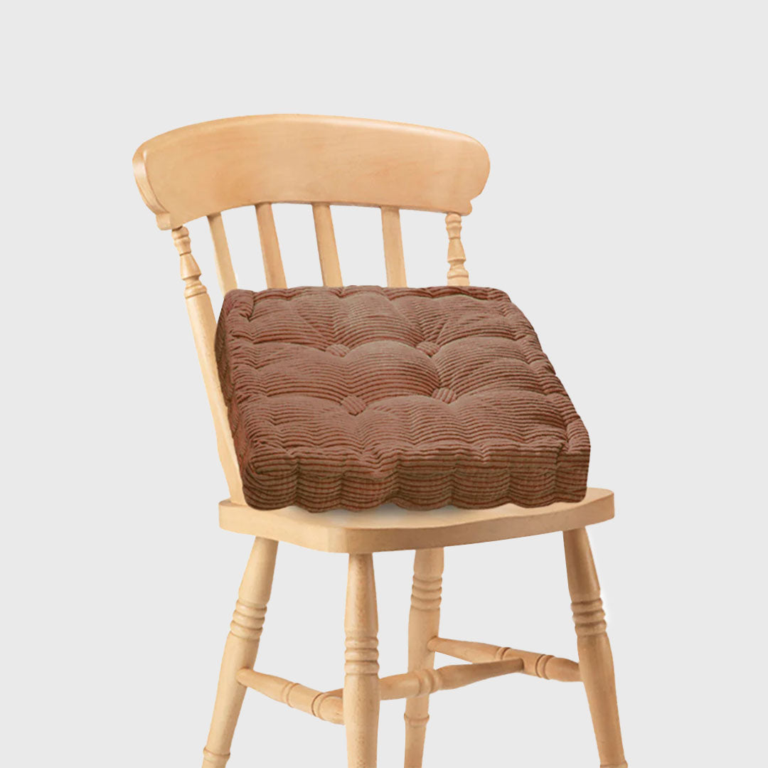 Coffee Plush Square Cushion