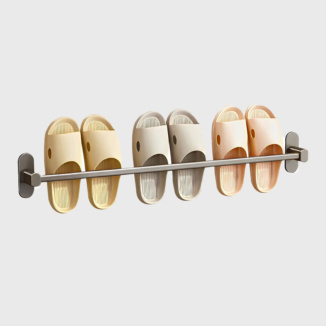 69cm Wall-Mounted Slipper Rack