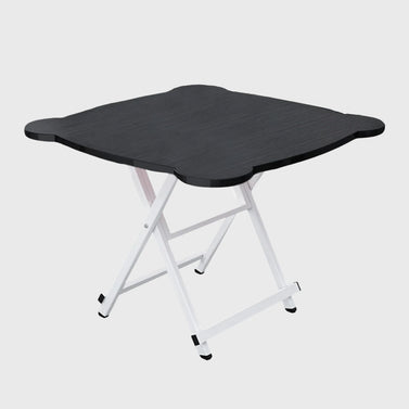 Black Minimalist Cat Ear Foldable Portable Table