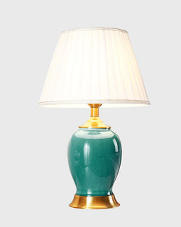 Ceramic Table Lamp Green