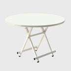 White Round Dining Table