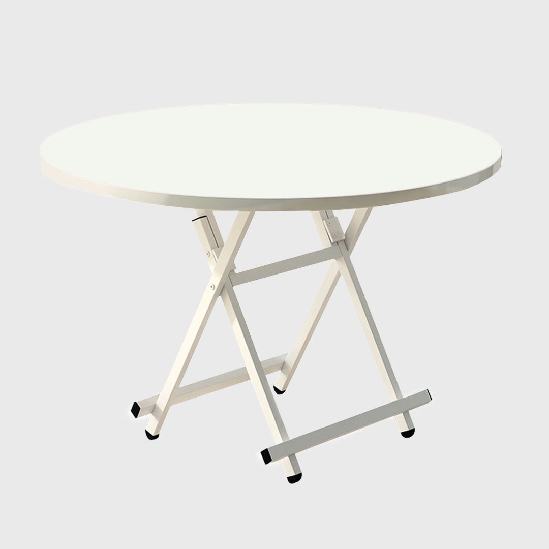 White Round Dining Table