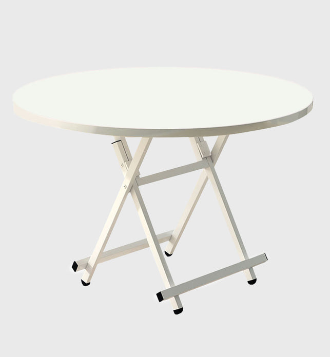 White Round Dining Table