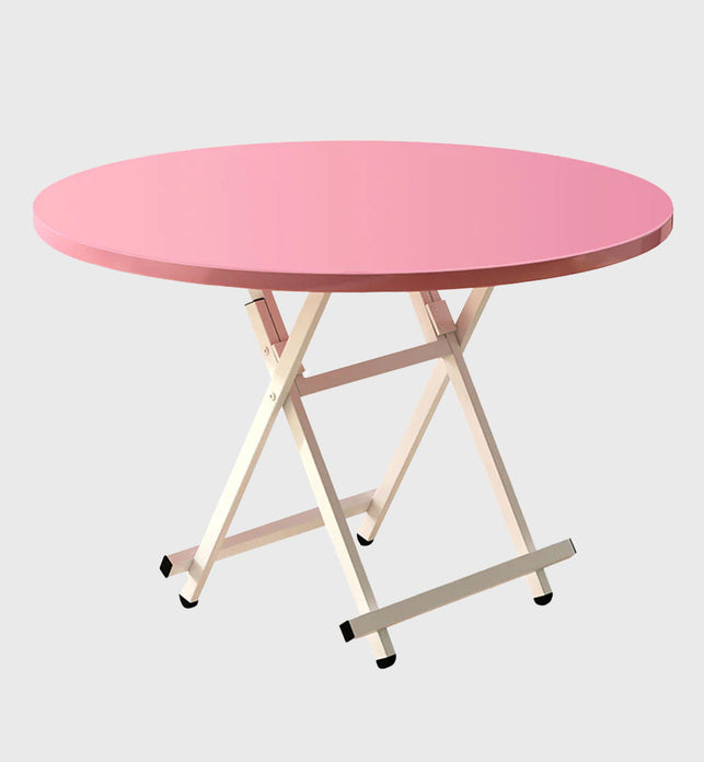 Pink Round Dining Table