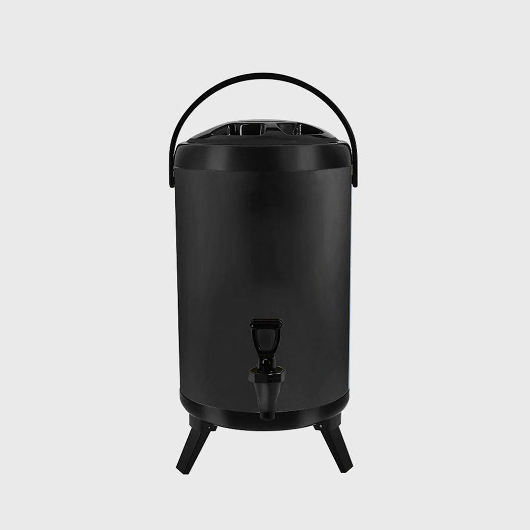 10L Stainless Steel Milk Tea Barrel with Faucet Black