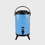 12L Stainless Steel Milk Tea Barrel with Faucet Blue