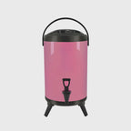 12L Stainless Steel Milk Tea Barrel with Faucet Pink