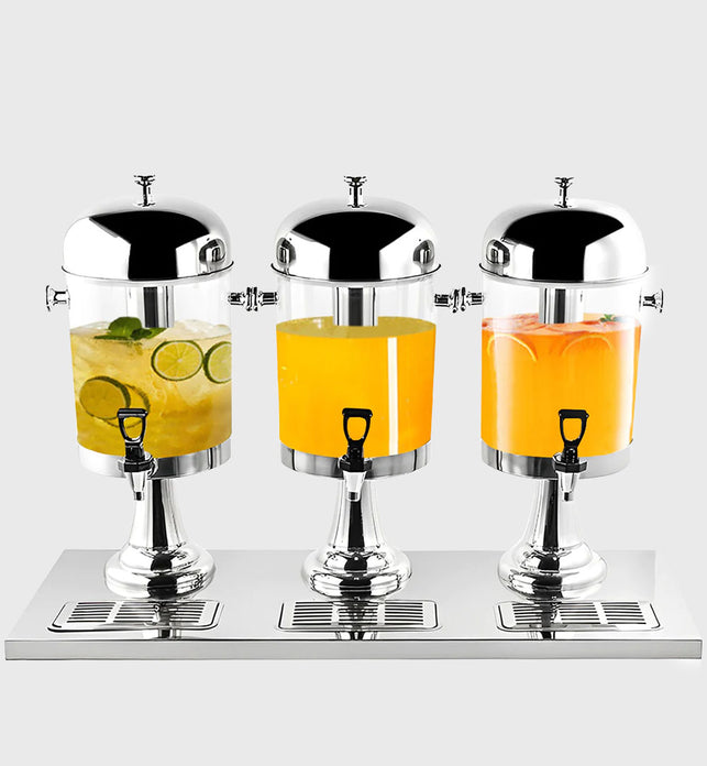 Triple Head 24L Stainless Steel Dispenser