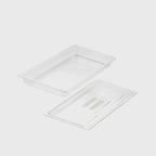 65mm Clear GN Pan 1/1 Food Tray with Lid