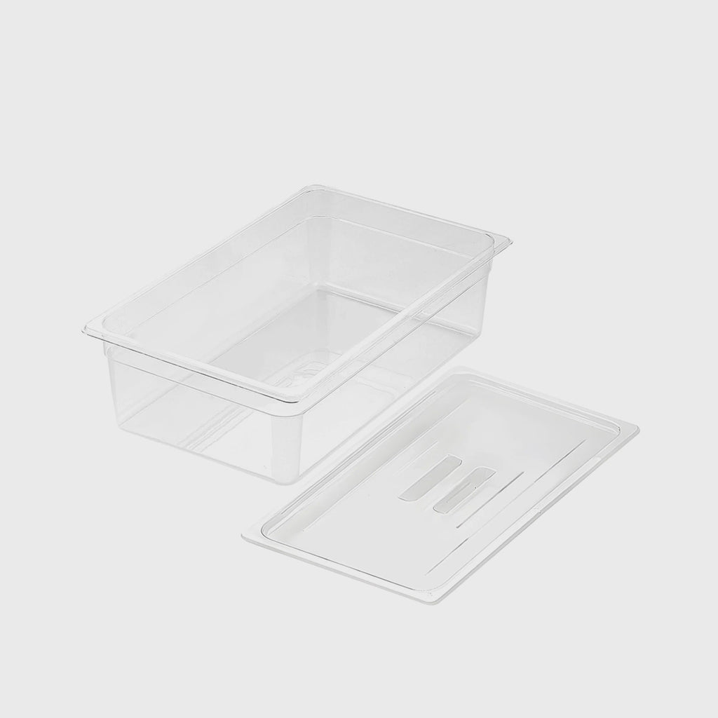 150mm Clear GN Pan 1/1 Food Tray with Lid