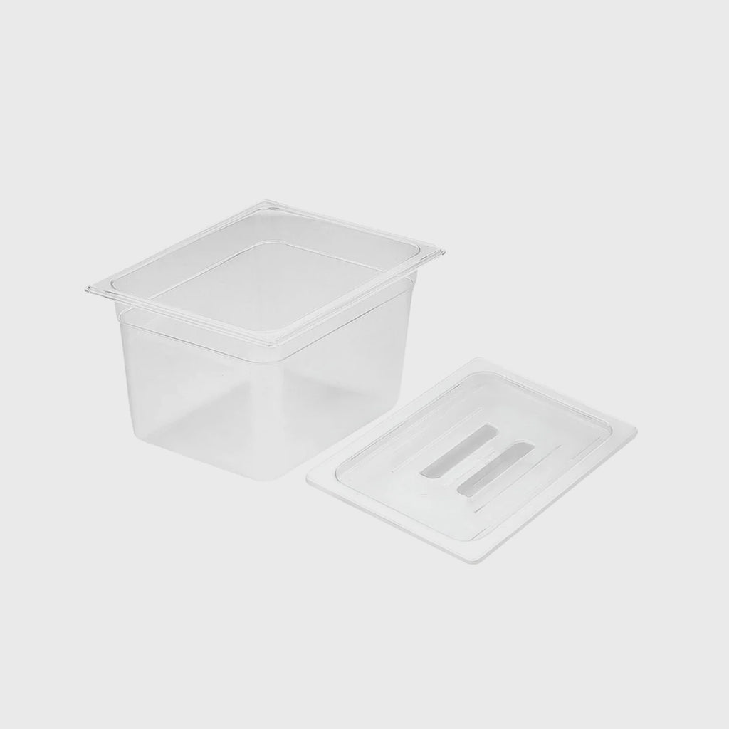 200mm Clear GN Pan 1/2 Food Tray with Lid