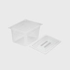 200mm Clear GN Pan 1/2 Food Tray with Lid