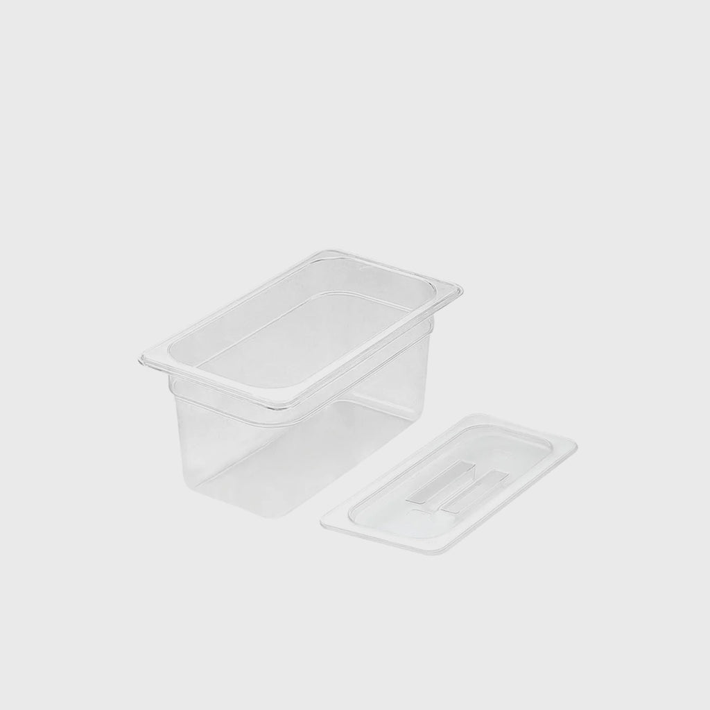 150mm Clear GN Pan 1/3 Food Tray with Lid