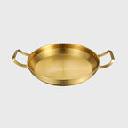 26cm Dry Pot Gold Plated 202 Material Stainless Steel and Kitchen Essential