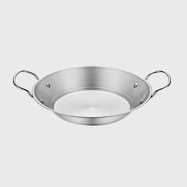 SOGA 29cm Dry Pot, crafted with 201 Material in Silver Color and for Kitchen Essential