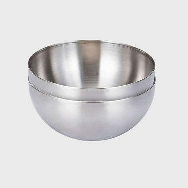 SOGA 20cm Elegant Silver Salad Bowl with Model 201 A Versatile Kitchen Essential