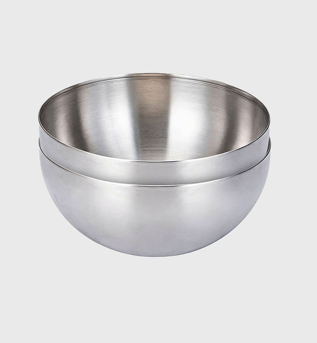 SOGA 20cm Elegant Silver Salad Bowl with Model 201 A Versatile Kitchen Essential