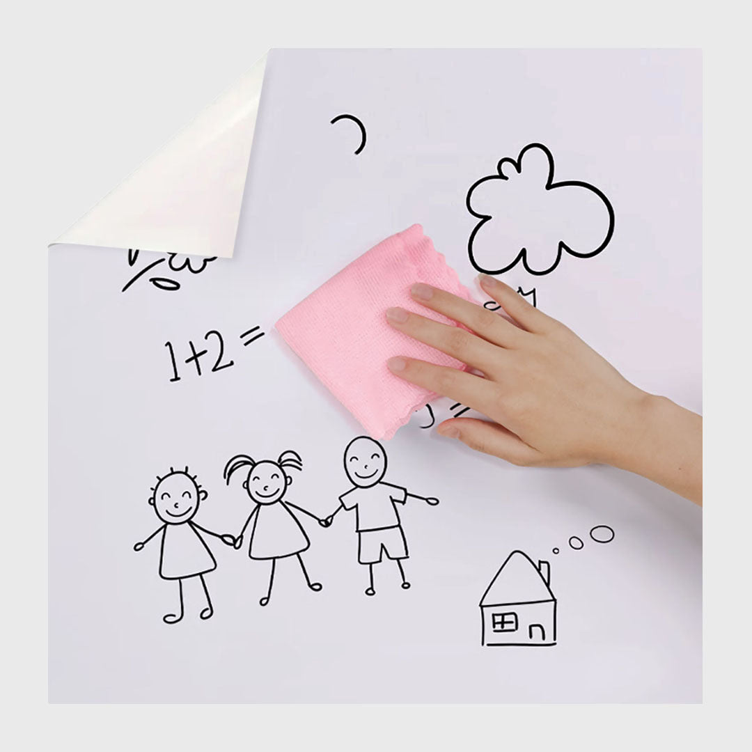 SOGA 120cmx500cm Clear Dry Erase Adhesive Whiteboard Wall Surface Peel Sticker Sheet