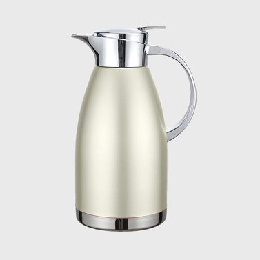 Soga 1.8L GoldColor 3-Layer Vacuum Insulated Stainless Steel Flask  Ideal for Home and Office