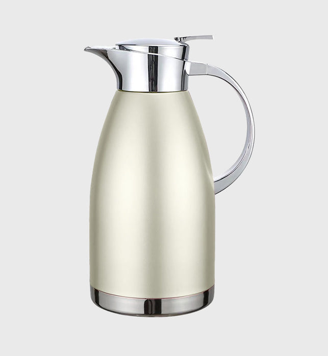 Soga 1.8L GoldColor 3-Layer Vacuum Insulated Stainless Steel Flask  Ideal for Home and Office