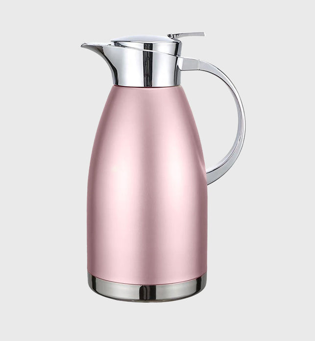 Soga 1.8L Rose Color 3-Layer Vacuum Insulated Stainless Steel Flask  Ideal for Home and Office