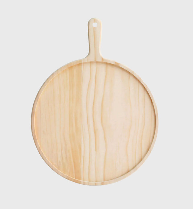 11 inch Round Premium Wooden Board Paddle