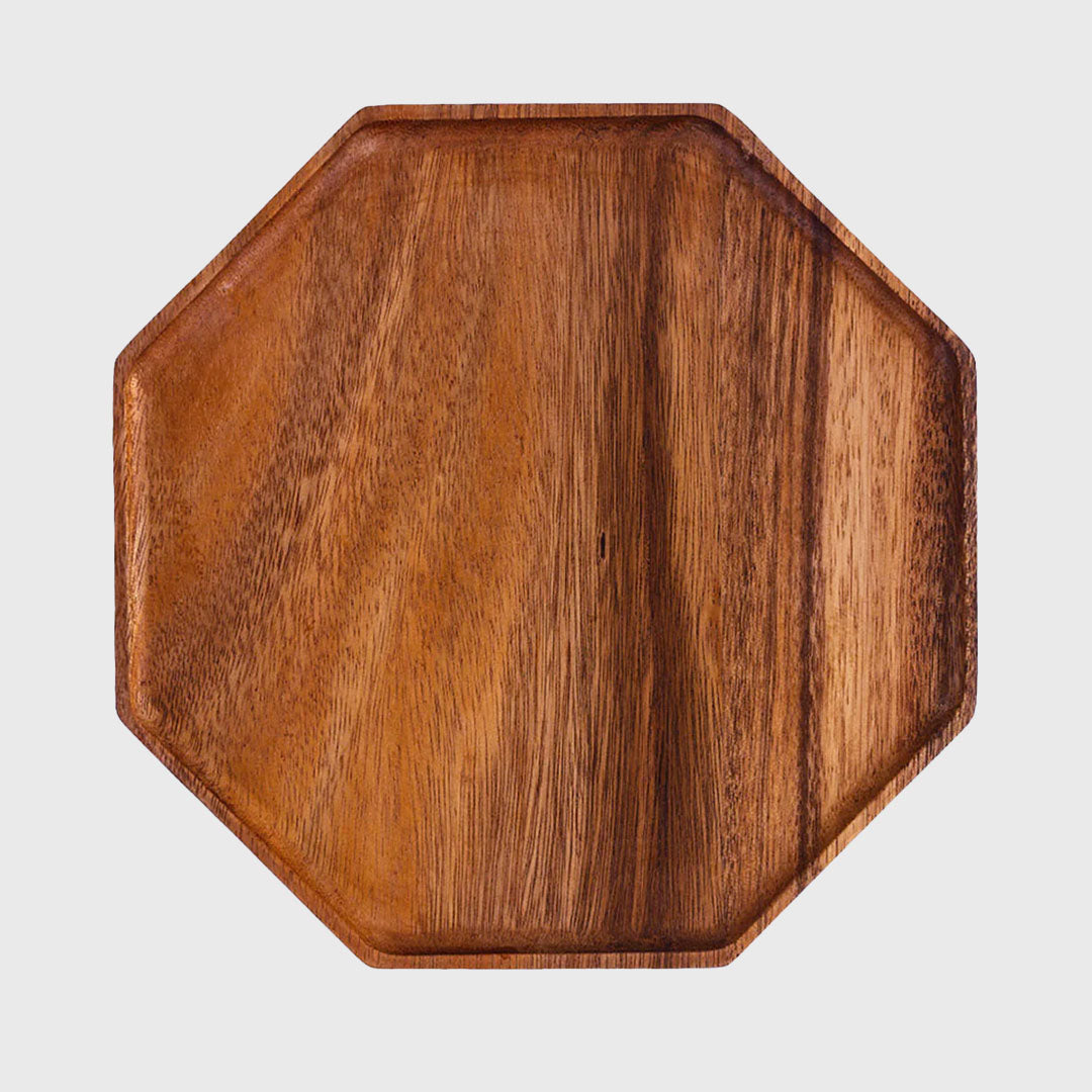 20cm Octagon Wooden Acacia Board