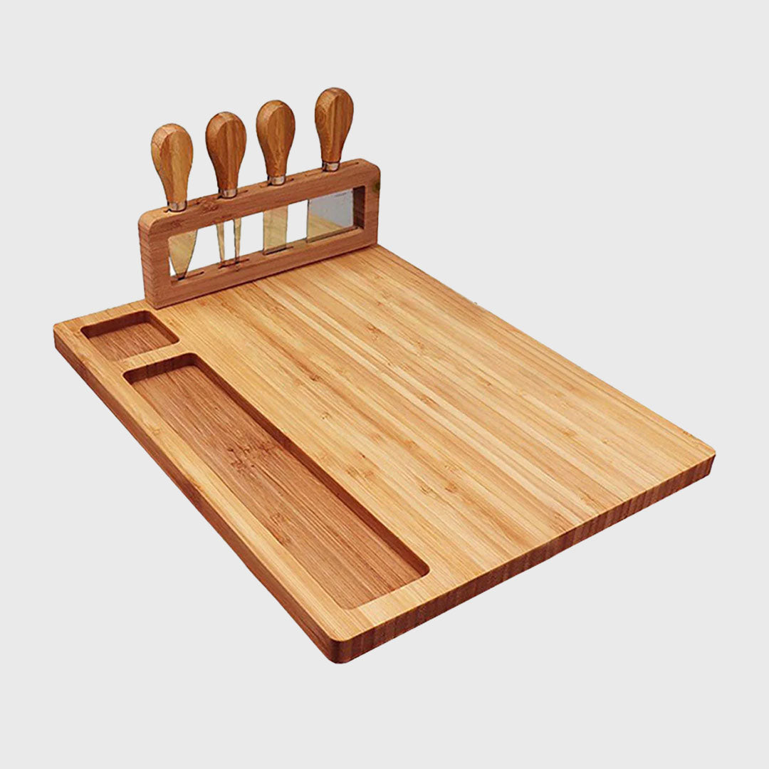 36cm Brown Rectangle Wood Cheese Board