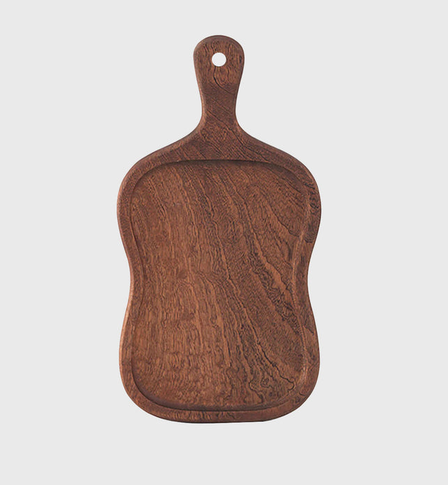 18cm Brown Wooden Serving Tray